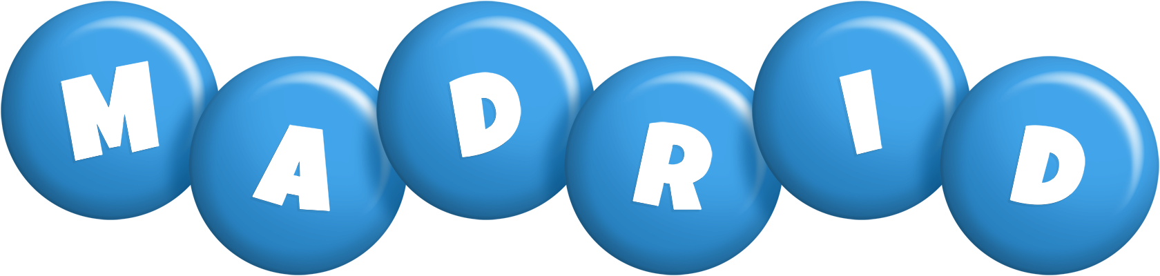 Madrid candy-blue logo