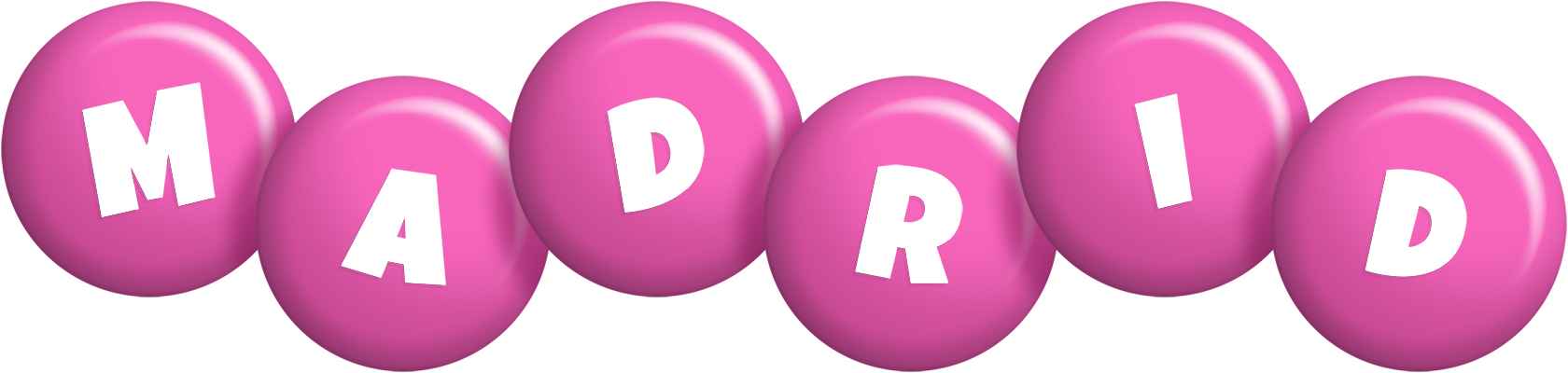 Madrid candy-pink logo