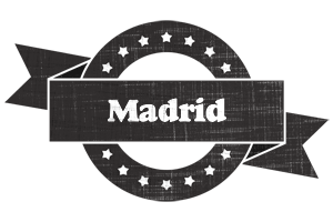 Madrid grunge logo