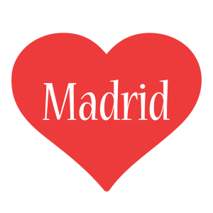Madrid love logo