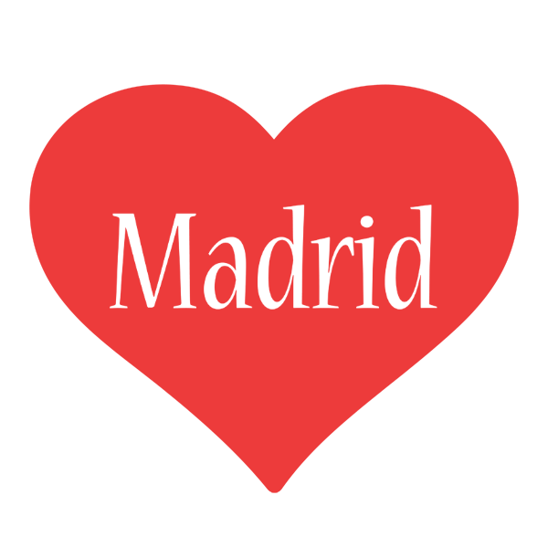 Madrid love logo