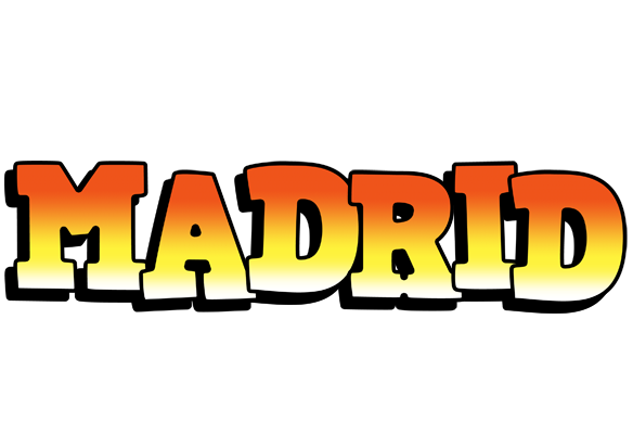 Madrid sunset logo