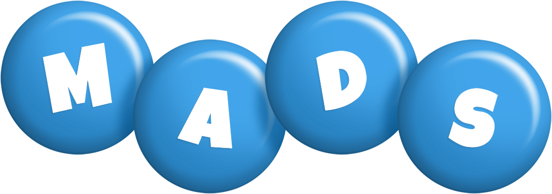 Mads candy-blue logo