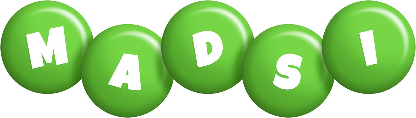 Madsi candy-green logo