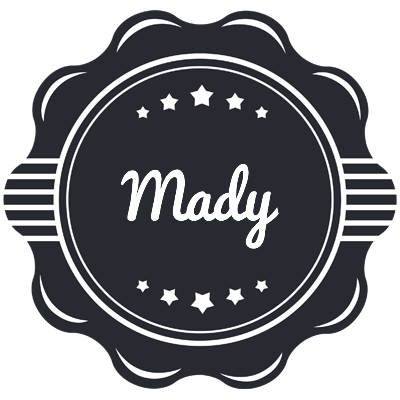 Mady badge logo