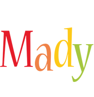 Mady birthday logo