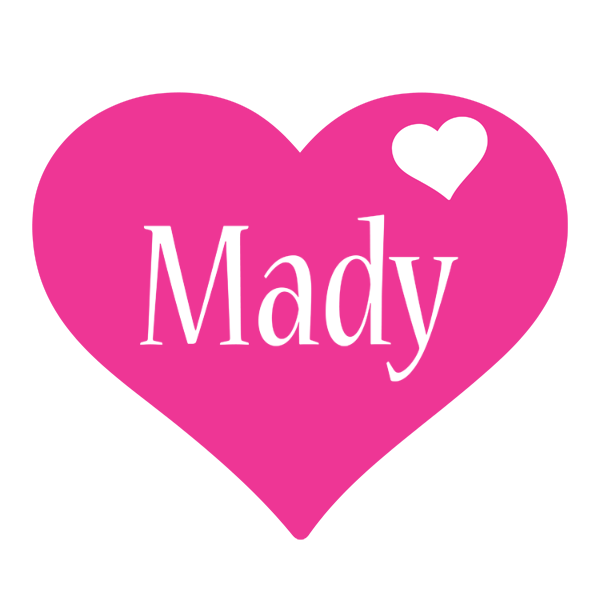 Mady love-heart logo