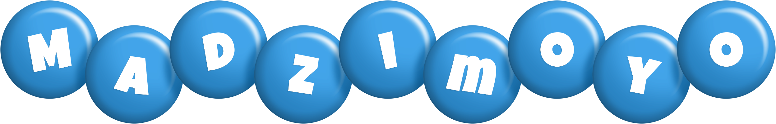 Madzimoyo candy-blue logo