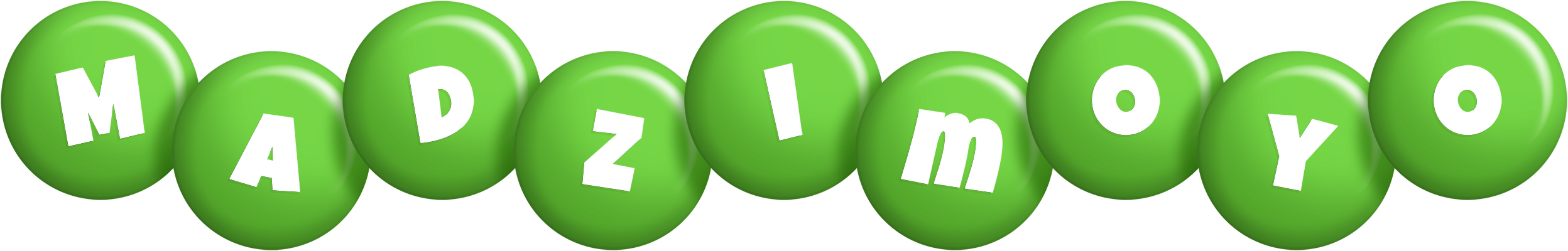 Madzimoyo candy-green logo