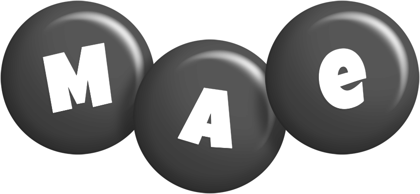 Mae candy-black logo
