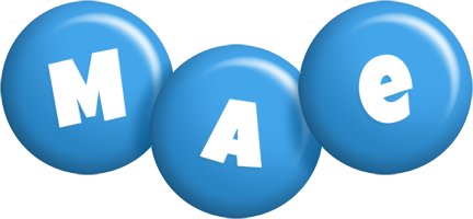 Mae candy-blue logo