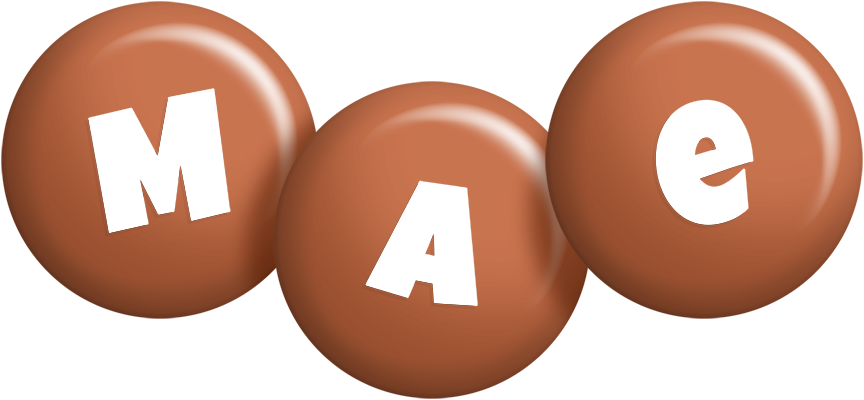 Mae candy-brown logo