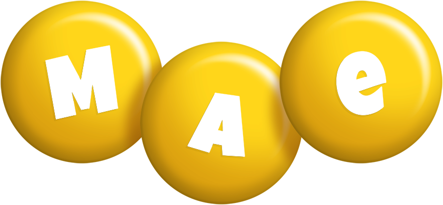 Mae candy-yellow logo