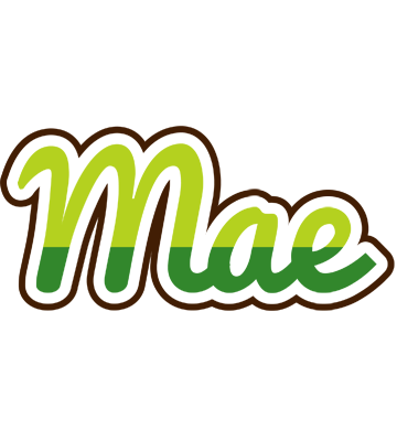 Mae golfing logo
