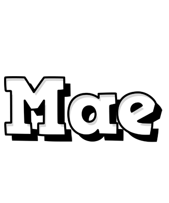 Mae snowing logo