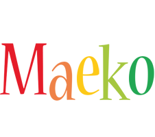 Maeko birthday logo