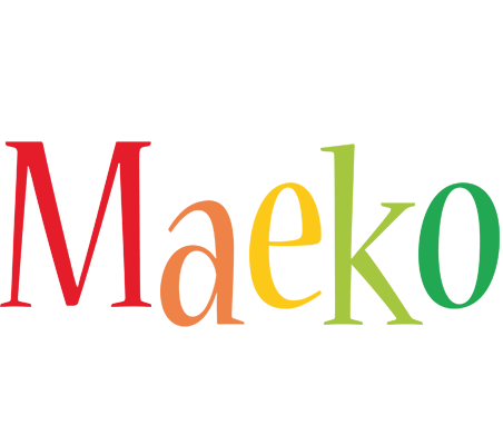 Maeko birthday logo