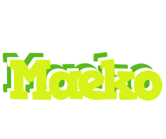 Maeko citrus logo