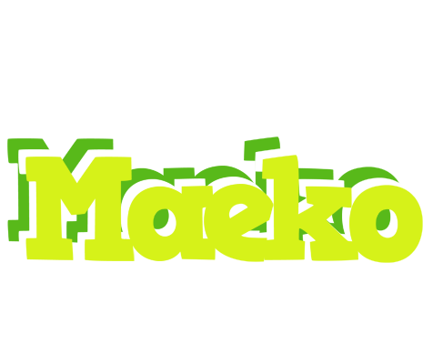 Maeko citrus logo
