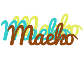 Maeko cupcake logo