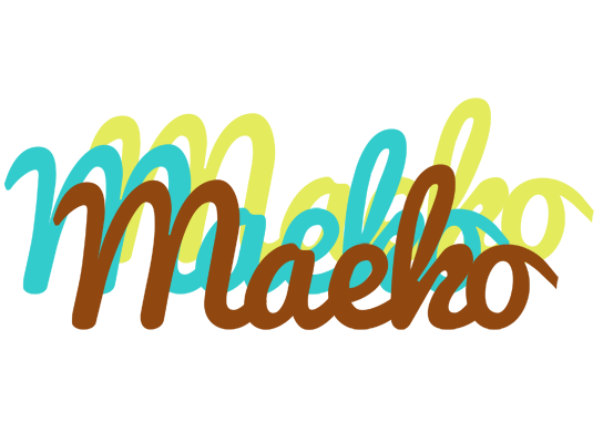Maeko cupcake logo