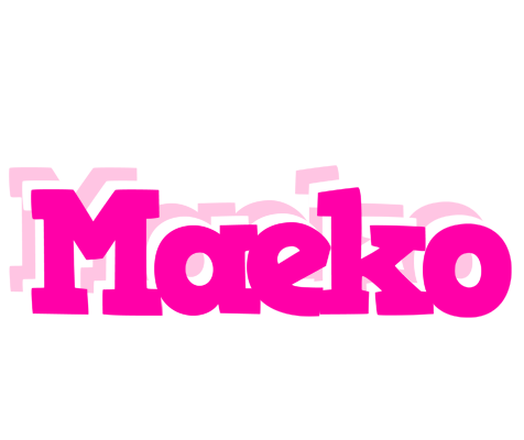 Maeko dancing logo