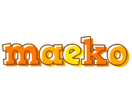 Maeko desert logo