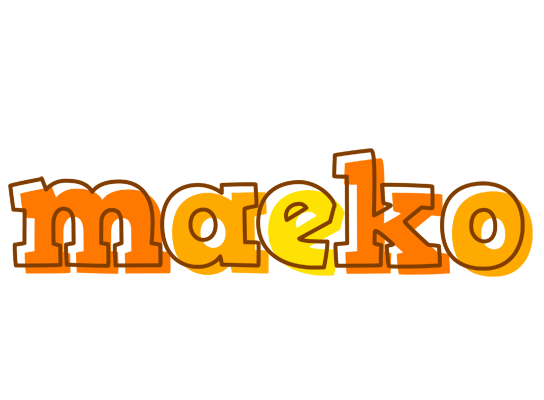 Maeko desert logo