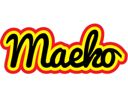 Maeko flaming logo