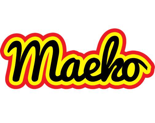 Maeko flaming logo