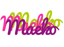 Maeko flowers logo