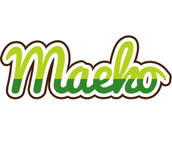 Maeko golfing logo