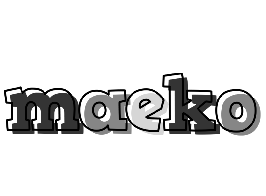 Maeko night logo