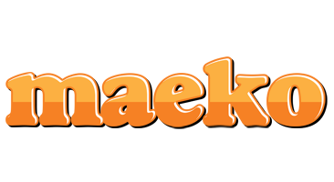 Maeko orange logo