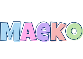 Maeko pastel logo