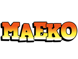 Maeko sunset logo