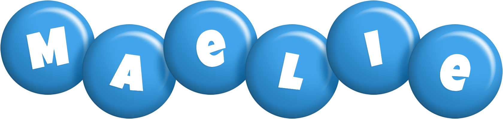 Maelie candy-blue logo