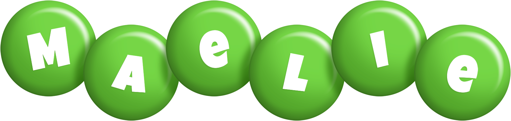Maelie candy-green logo