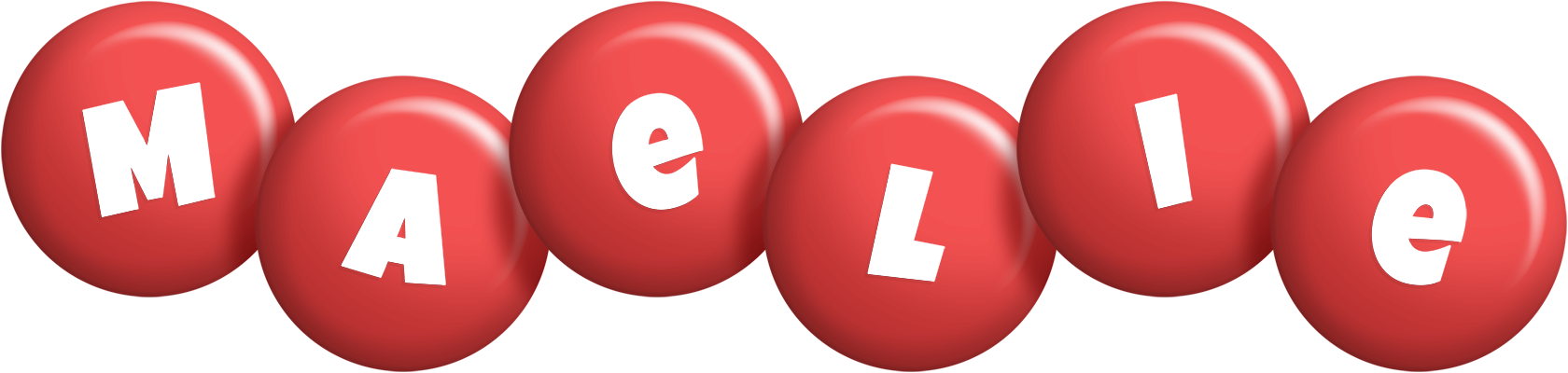 Maelie candy-red logo