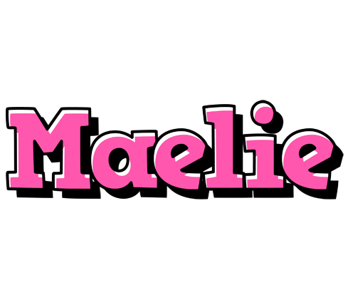 Maelie girlish logo