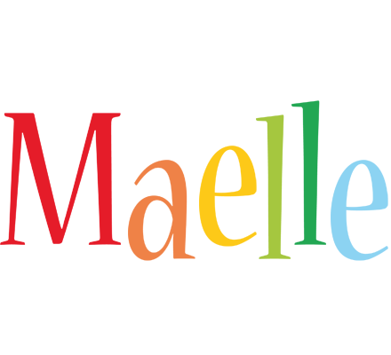 Maelle birthday logo