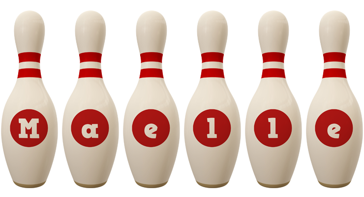 Maelle bowling-pin logo