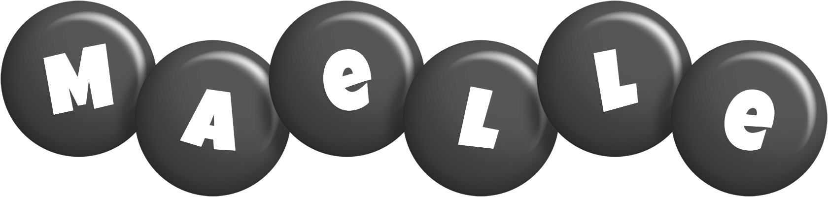 Maelle candy-black logo