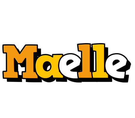 Maelle cartoon logo