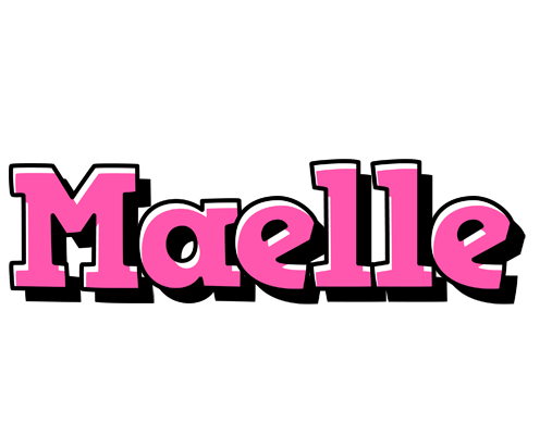 Maelle girlish logo