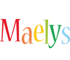 Maelys birthday logo