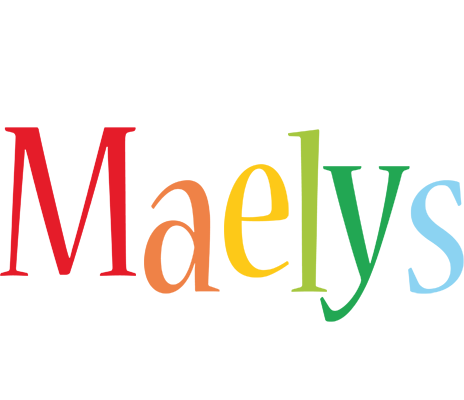 Maelys birthday logo