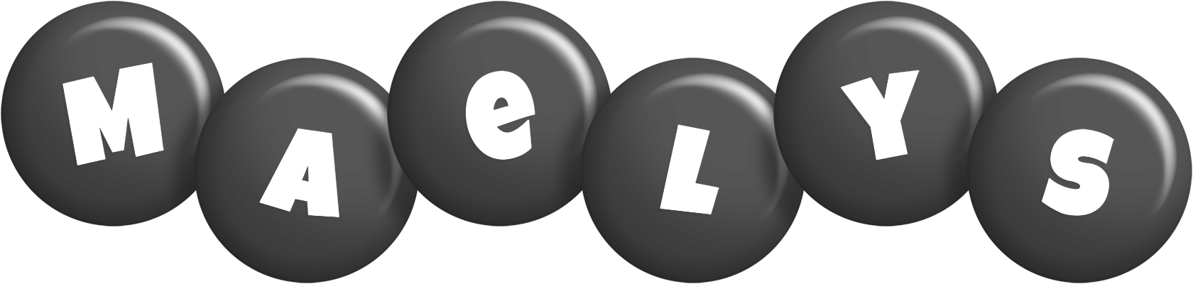 Maelys candy-black logo