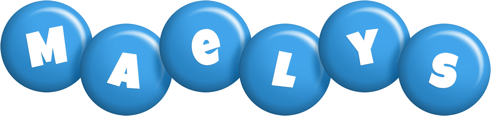 Maelys candy-blue logo