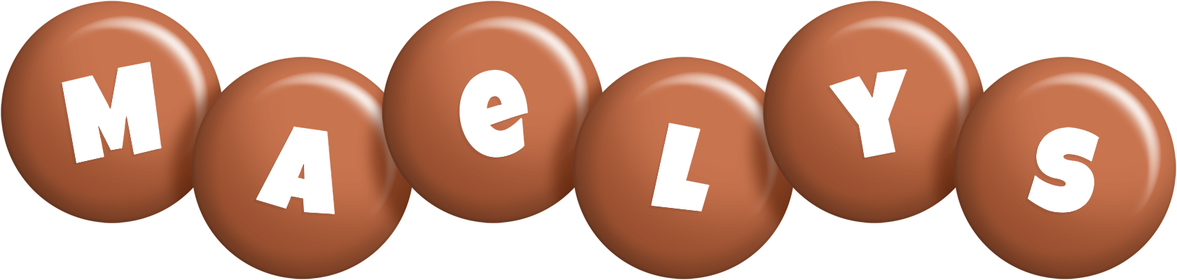 Maelys candy-brown logo